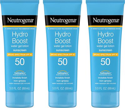 美国Neutrogena Hydro Boost Water Gel Sunscreen Lotion SPF 50