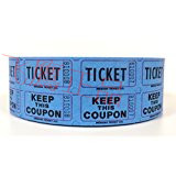 亚马逊团购Roll Raffle Ticket 50/50'设计师彩券2000张颜色可选