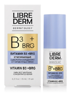 LIBREDERM VITAMIN b3 dark spot whitening concentrated serum