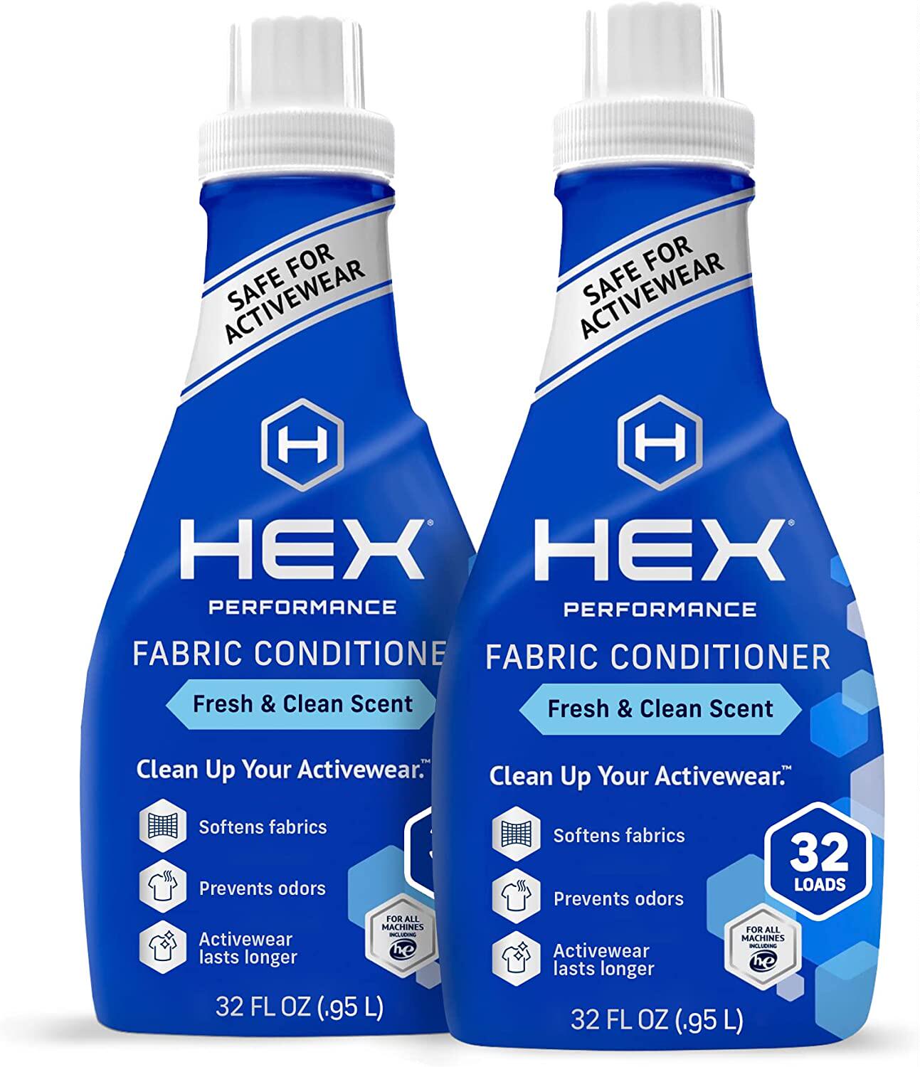 HEX Performance Fabric Conditioner, Fresh & Clean, 64 Load (