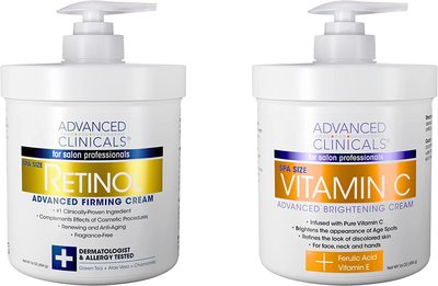 Advanced Clinicals Retinol Body Cream + Vitamin C Moisturize