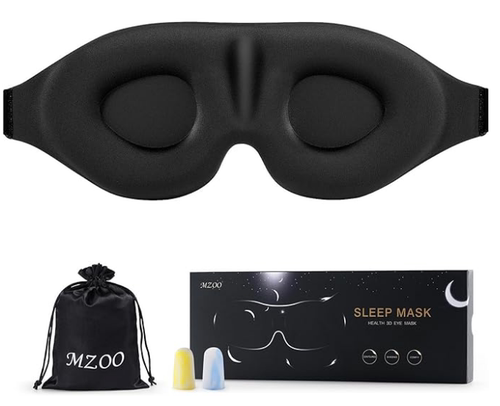 美国 MZOO 3D Contoured Cup Sleeping Eye Mask & Blindfold眼罩