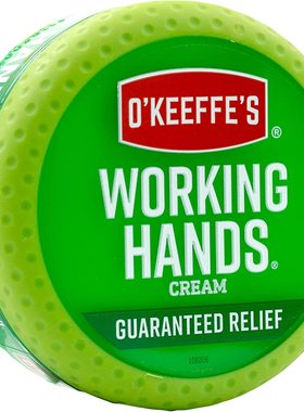 美国O'Keeffe's Working Hands Hand Cream, 3.4 oz., Jar