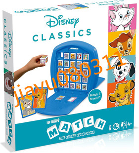 美国Disney Animals Top Trumps Match Board Game, Family Game