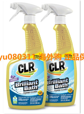 CLR Brilliant Bath Foaming Action Bathroom Cleaner Spray 2瓶