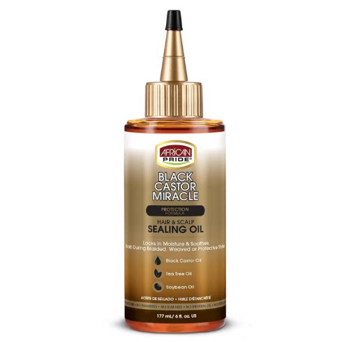 African Pride Black Castor Miracle Hair & Scalp Sealing Oil