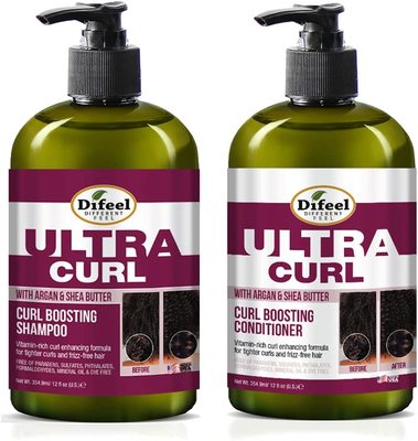 Difeel Ultra Curl 2-PC Curl Enhancing Shampoo & Conditioner