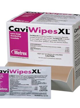 CaviWipes XL Surface Disinfectant Wipe 13-1155 Box of 50