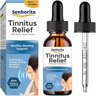 Tinnitus Relief for Ringing Ears, Natural Herbal