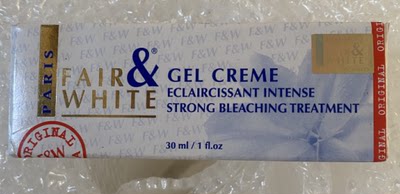 Fair and White Intense Strong Bleaching Whitening Gel Cream