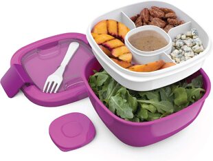 Bentgo® Salad - Stackable Lunch Container with Large 54-oz