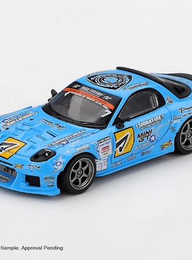 MINIGT 1:64 2025年 马自达RX-7 RE-Amemiya D1GP 1195# 合金车模