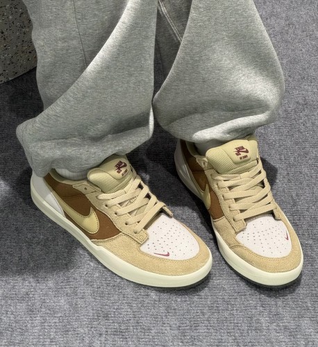 Nike SB Force 58舒适百搭防滑耐磨低帮板鞋男款棕色DV5477-202