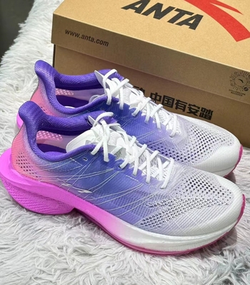 安踏马赫4PRO 丨氮科技专业跑步鞋男竞速训练运动跑鞋112535584