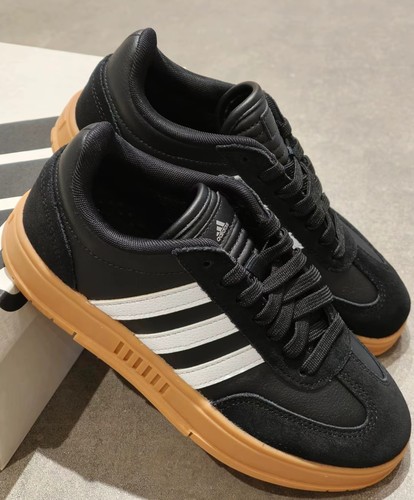 adidas GRADAS舒适百搭防滑减震耐磨低帮板鞋男女同款IE9045