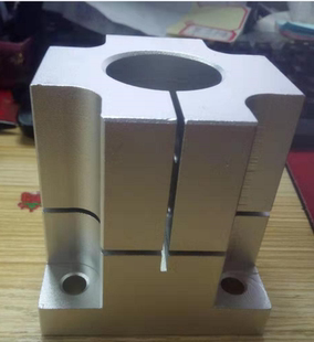 導向軸支座導向軸支座軸固定底座圓法蘭切邊法蘭光軸固定座 定制
