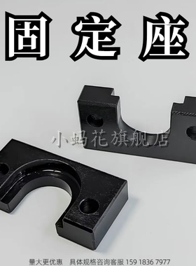 HLRC6浮动接头固定座 顶部安装法兰型HLRCH8 连接气缸座 钢制