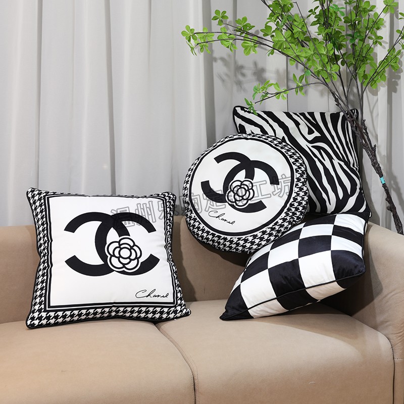轻奢样板房装饰抱枕客厅沙发靠垫