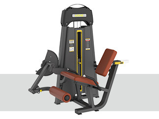 坐式伸腿股二头肌肌群训练器腿部肌群练习器械商用健身房专业器械