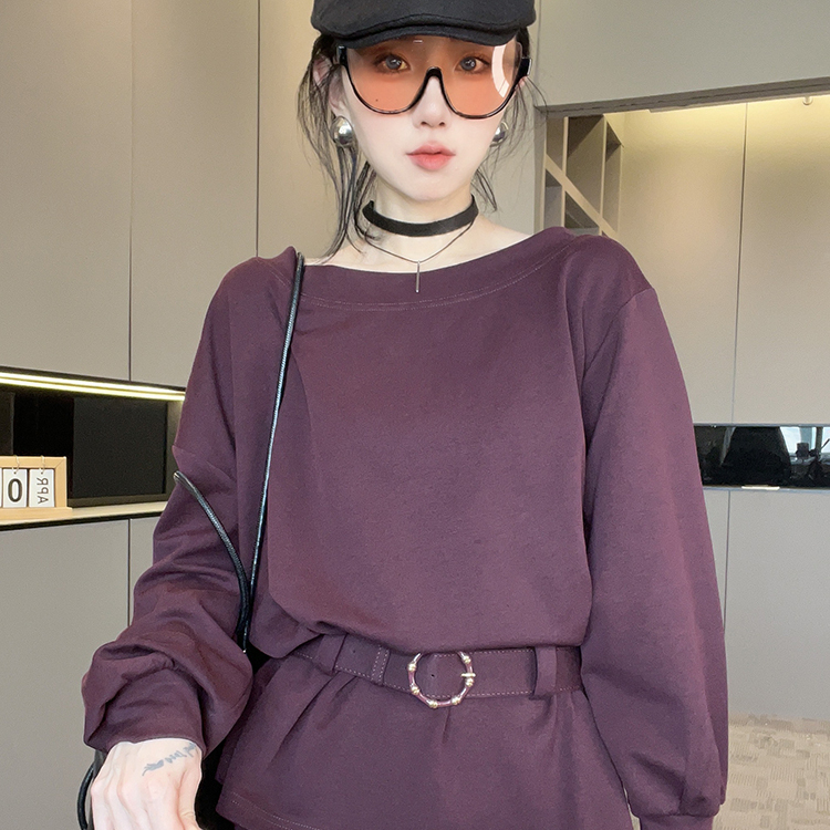 牛仔外套女2025秋季新款珍珠网纱木耳边牛仔服领带翻领长袖上衣