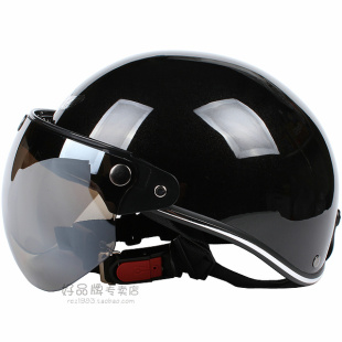 台湾EVO亮黑电动摩托车头盔安全帽男女3c认证防晒紫外线四夏季