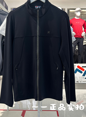 斐乐fila 26春新款男装基础休闲运动针织长袖外套F11M533502F