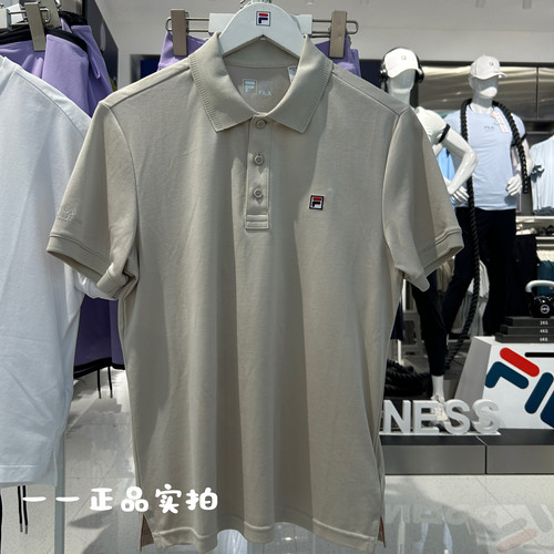 FILA斐乐男士短袖POLO衫26夏新款舒适休闲基础上衣F61M628196AGY