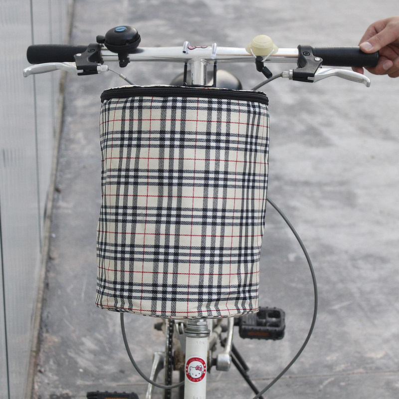 Panier pour vélo JAKROO en toile - Ref 2257213 Image 3