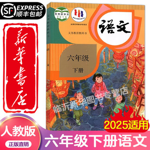 社6六下语文数学部编版 2025适用小学6六年级下册语文数学英语课本人教版 教材教科书6六年级下册全套课本语文数学英语人民教育出版