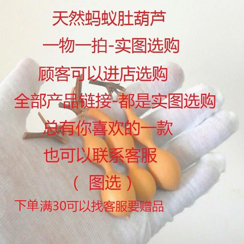 天然蚂蚁肚葫芦手捻手把盘玩实图