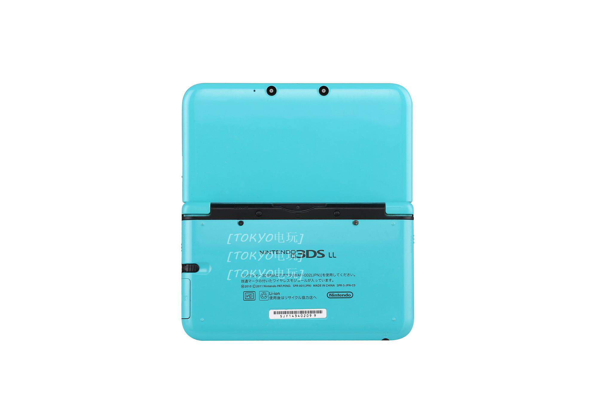 3dsll绿松黑限定 任天堂原装中古3ds New3dsll 儿童游戏机b9s Tokyo电玩 淘优券
