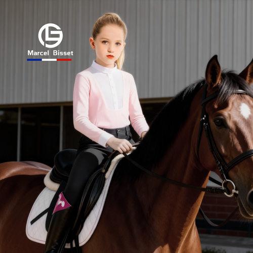 MarcelBisset儿童马术长袖T恤