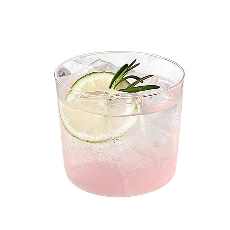 网红轻薄玻璃鸡尾酒杯 冰美式拿铁咖啡杯茶杯冷饮料饮品水杯子ins