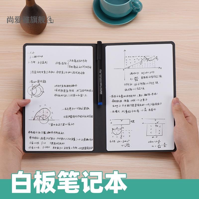 小白板笔记本纸桌面记事板商务可擦除写字板手写板便携迷你办公桌备忘录每日计划可重复默写多功能电子草稿板