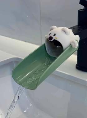 卡通水龙头延伸器卡通硅胶加长延长防溅水不湿衣神器儿童洗手好物