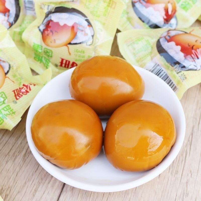 乡得旺盐焗卤鸡蛋30克即食早餐办公美味泡面伴侣零食卤蛋