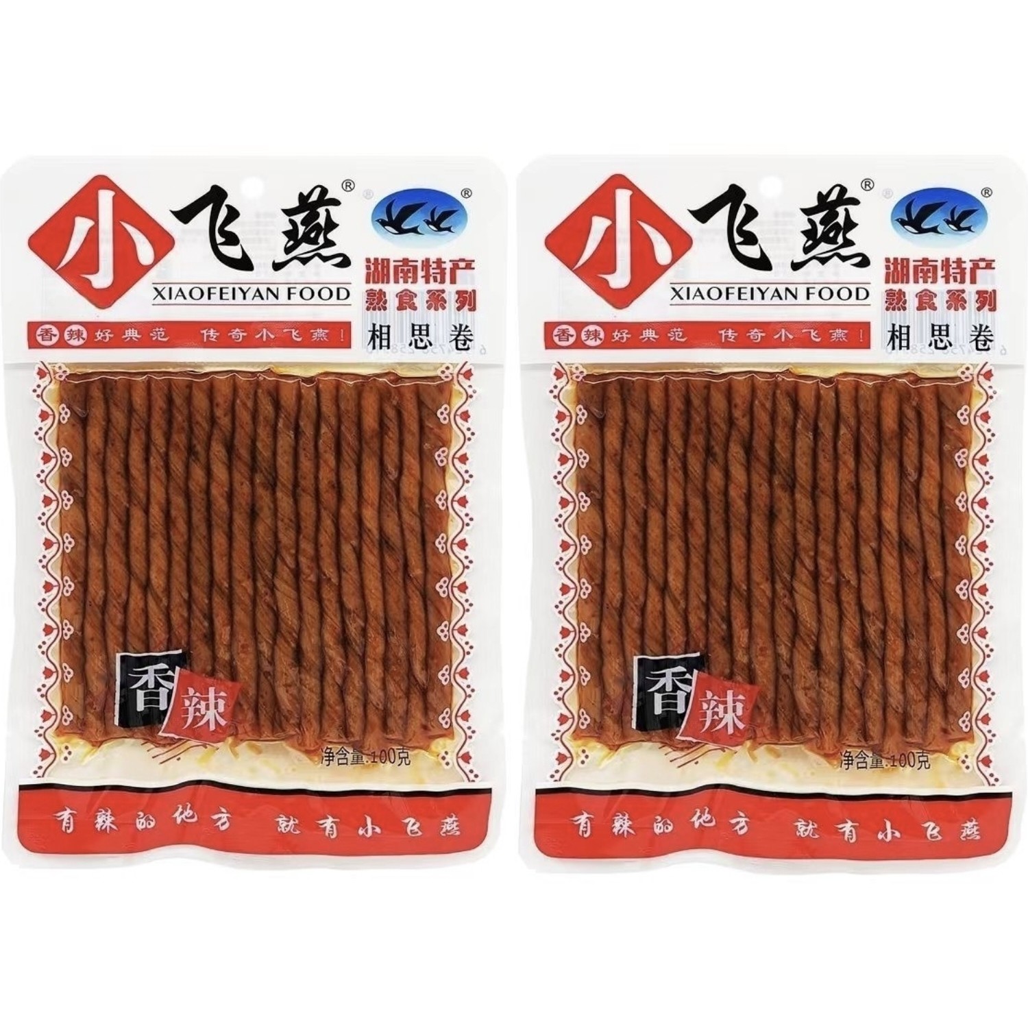 小飞燕相思卷大包素豆筋豆卷90g即食豆制品小吃休闲零食