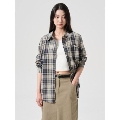 韩国8秒8seconds六折扣格子衬衫