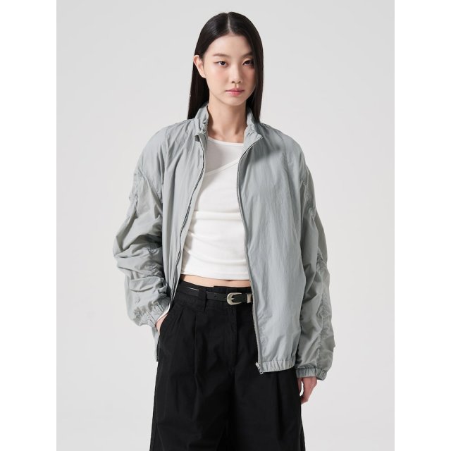 韩国代购直邮8SECONDS薄抽褶外套