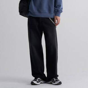 韩国代购直邮8SECONDS/8秒正品25折扣清仓休闲灯芯绒宽松长休闲裤