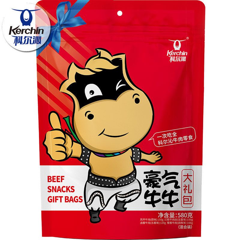 科尔沁牛肉零食大礼包580克