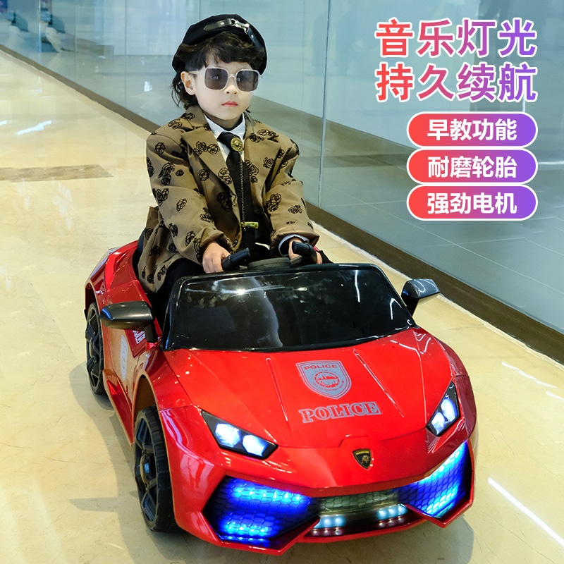 四驱儿童电动汽车遥控1-6岁可坐