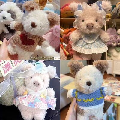 仅售衣服】Jelly&cat little系列18cm小猪小狗企鹅兔兔衣服连衣裙