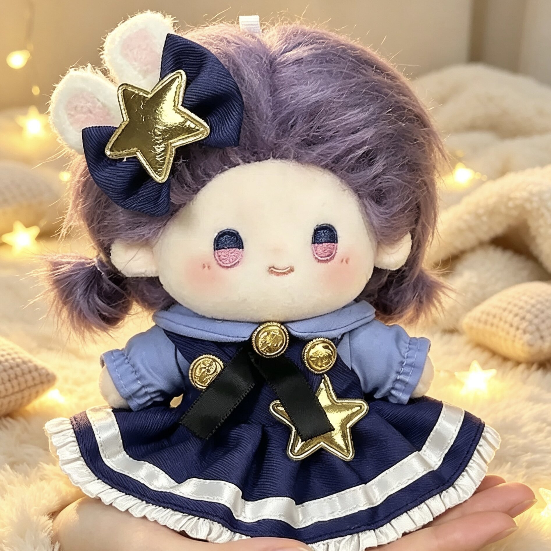 15cm10厘米棉花娃娃衣服春夏秋冬款毛绒玩偶换装裙背带裤时尚套装图片