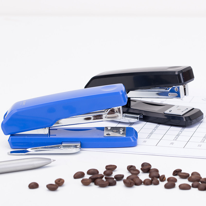 델리 스테이플러 0309 표준 크고 작은 두꺼운 층 사무실 비즈니스 화이트 칼라 용품 노동 절약 스테이플러 05