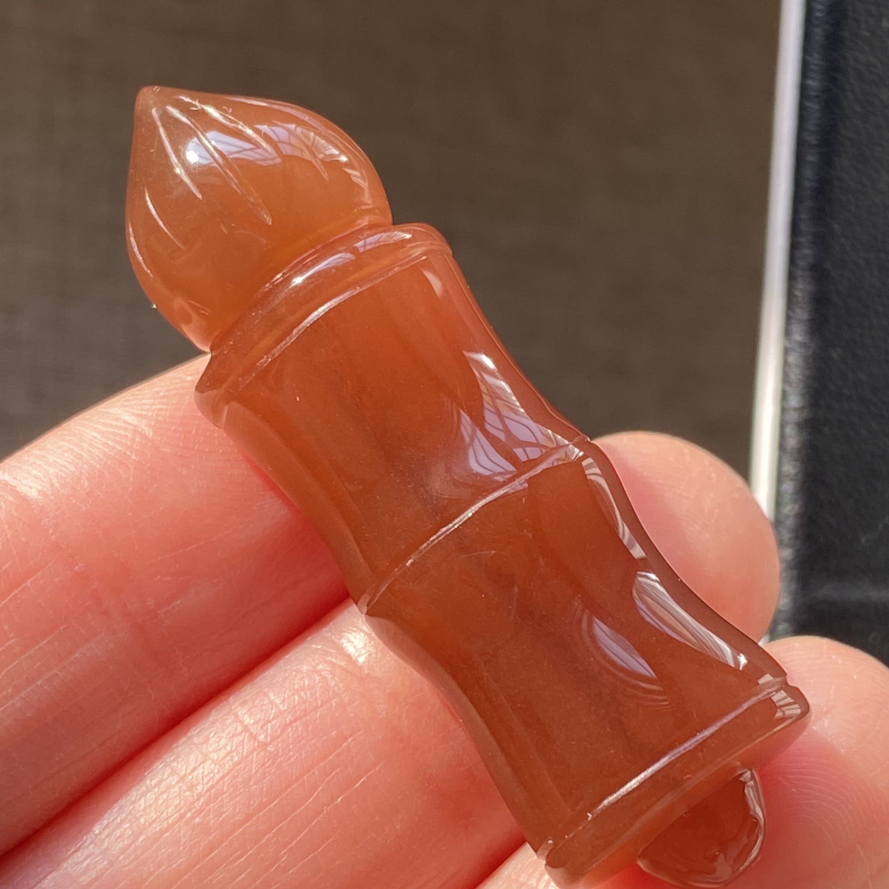 天然水晶红兔毛吊坠裸石男女款兔毛雕刻挂坠饰品一物一图