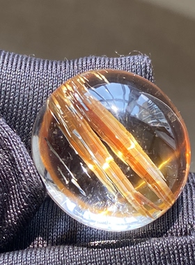 天然水晶钛晶吊坠裸石男女款发晶饰品项链挂坠 一物一图