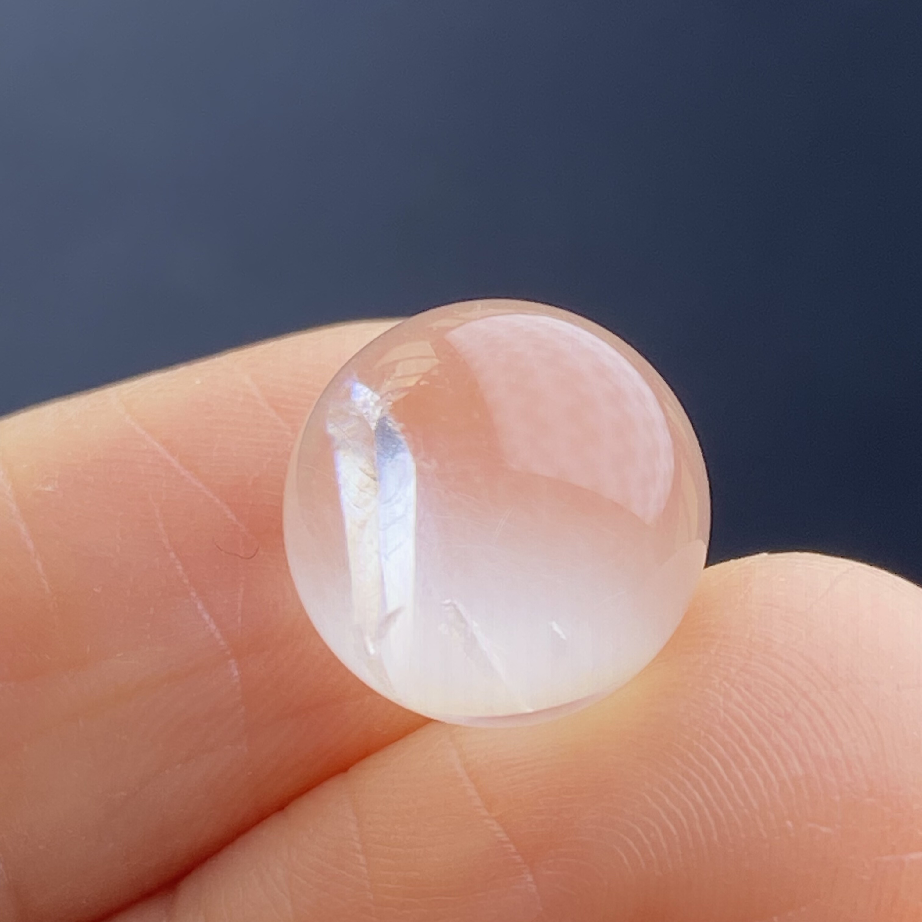 天然水晶白兔毛包裹晶中晶吊坠圆珠DIY水晶单珠饰品项链11.5mm