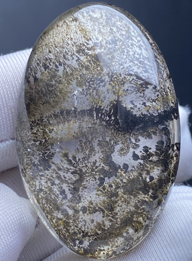 天然软锰矿水晶小树吊坠男女款异象水晶项坠挂坠饰品 一物一图