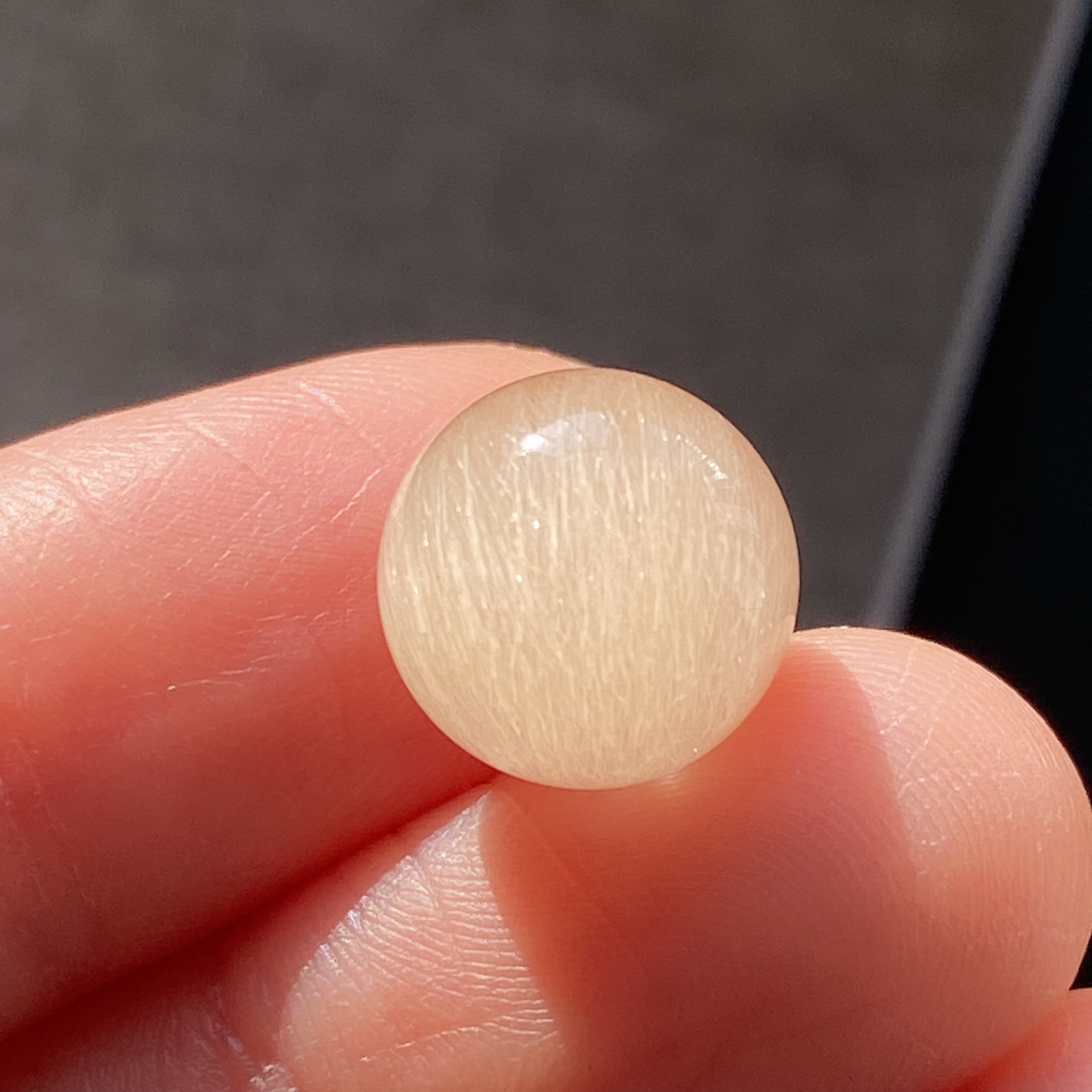 天然水晶顺发兔毛吊坠圆珠DIY水晶单珠饰品项链可做戒指11mm